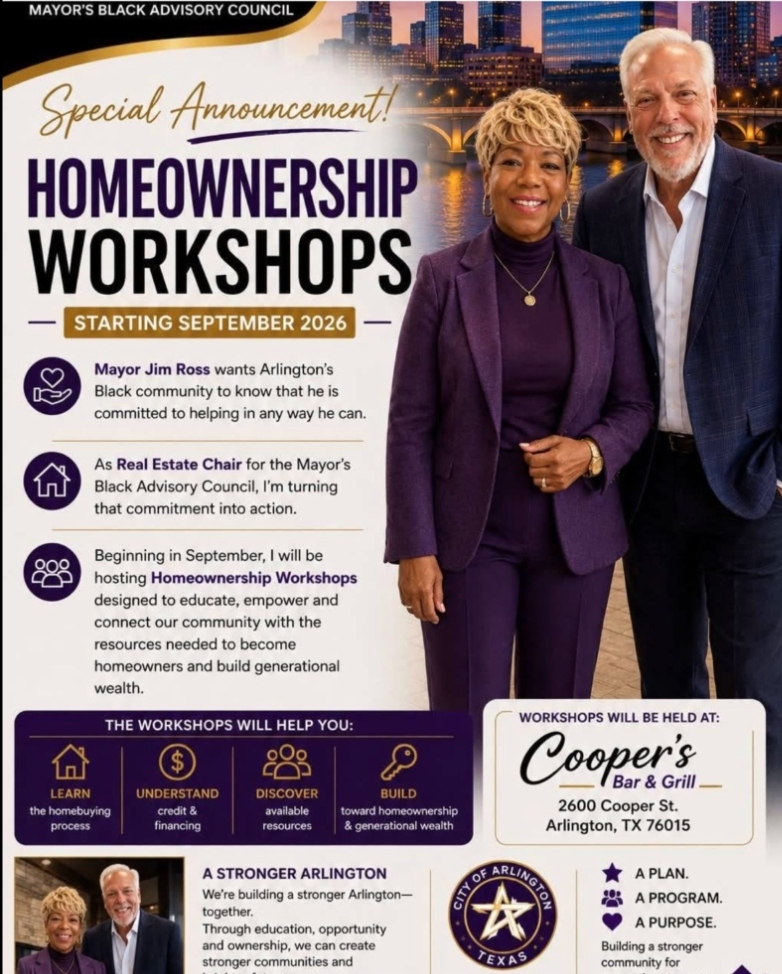 Official Arlington Homeownership Workshops Announcement with Mayor Jim Ross and Real Estate Chair